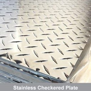 Finger Bar Checkered Plate ss